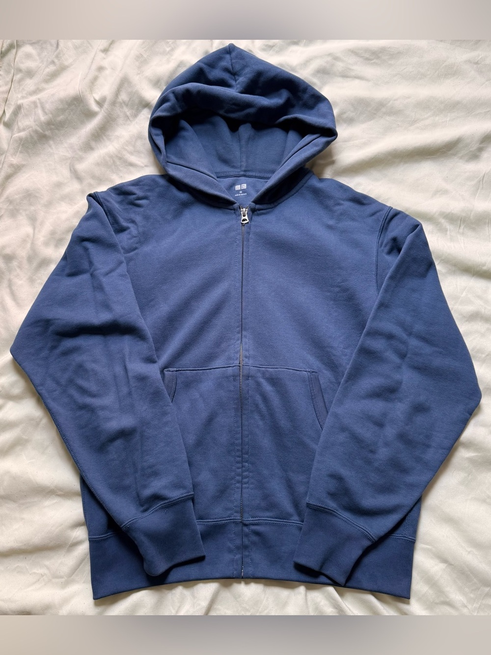 Uniqlo Navy Blue Full Zip Hoodie